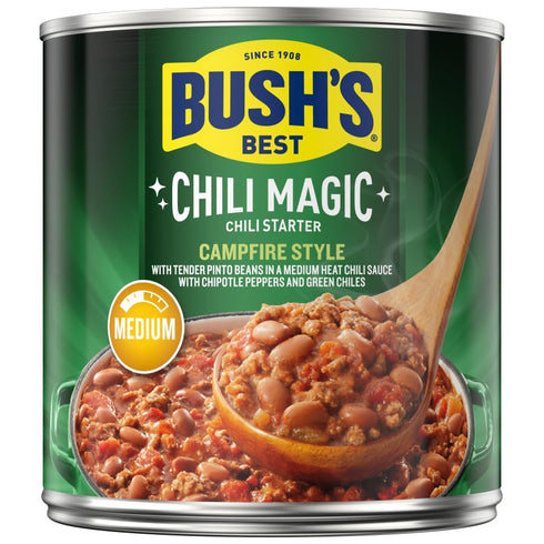 15.5 oz. (Pack 6) Bushs Campfire Style Chili Magic Chili Starter