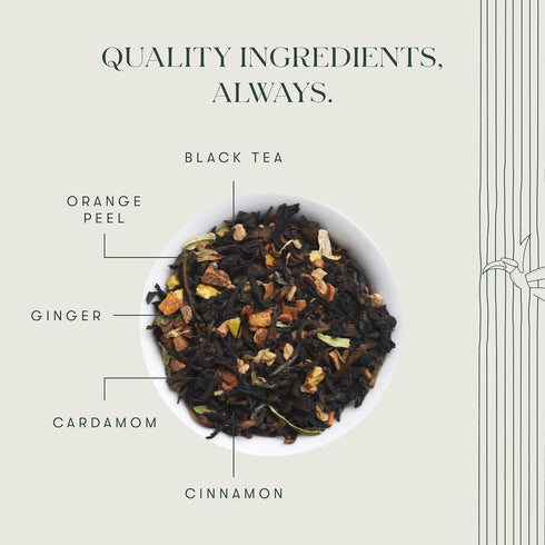 100g (50 Luxmi Estates - Orange Spice - Black Darjeeling Tea - Loose Leaf - cups) | Special Edition Autumn Tea |