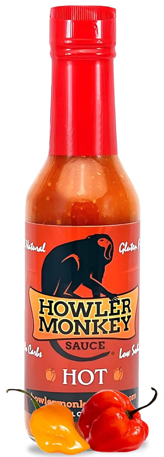 Howler Monkey Sauce Hot - Panamanian Hot Sauce with Aji Chombo Pepper