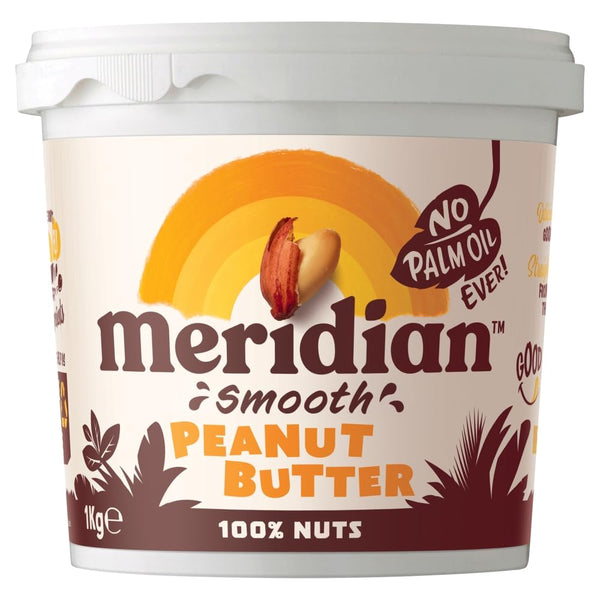 Meridian Smooth No Salt Peanut Butter, 1 KG