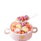 TEAERPKLAE Instant nutritious breakfast oatmeal Chia Seed Grain Yogurt Peach Cereals 14.1 oz/400g