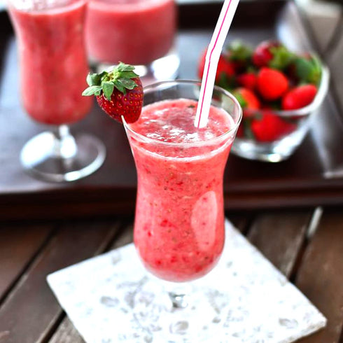 33.8 oz (1 Pack 2 Island Oasis Strawberry Fruit Puree Beverage Mix, fl Liter)