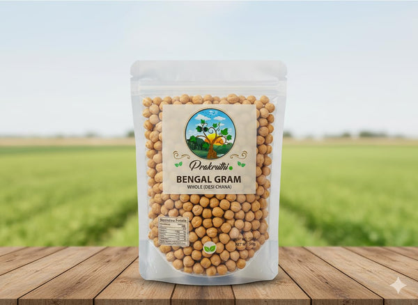 Mahita Collections Prakruthi Bengal Gram Whole (Desi Chana) 500g