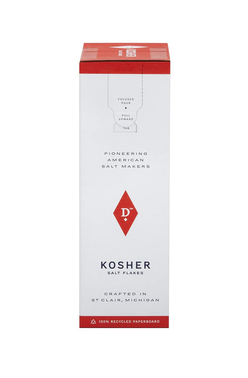 1886-3 Packaging) Diamond Crystal Kosher Salt Full Flavor, No Additives - Pure and Natural Since Pound (New