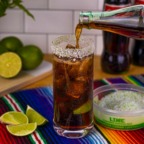 Rimmer, 4 (Pack 12) Twang Flavored Salt Lime, for Margaritas, Mocktails, Smoothies and Micheladas, Ounce