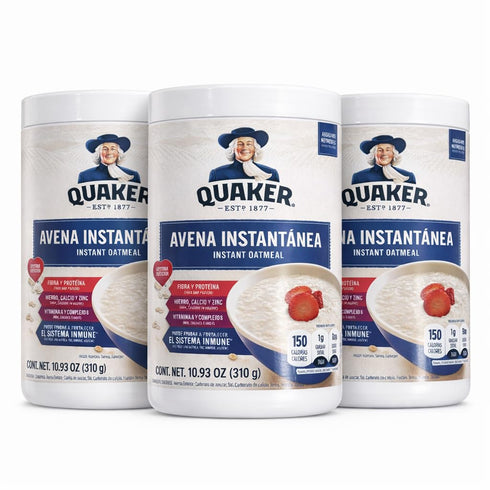 Quaker Oats Quaker Avena Instantanea - Instant Oats, Pack of 3, 10.93 oz