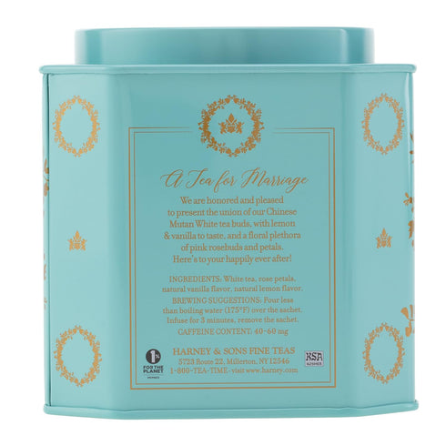 30ct Harney & Sons Wedding Tea, A Tea for Marriage, tin