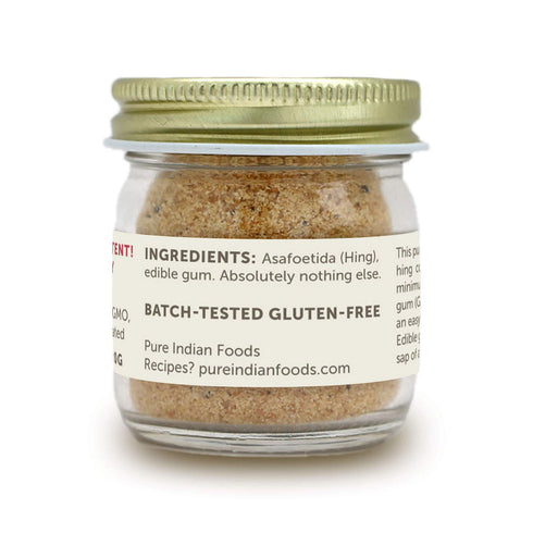 20g (3 PACK) Pure Indian Foods Best Hing Ever (Asafoetida Powder), Gluten Free - Indian Spice for Garlic & Onion
