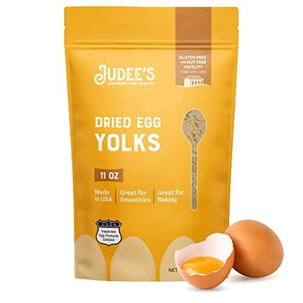 Judee's Gluten Free Dried Egg Yolk Powder - Egg Substitute for Baking