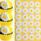 CakeSupplyShop Celebrations 24pk White Daisies Sugar Decoration Toppers for Cakes Cupcakes Cake Pops