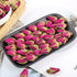 MQUPIN Dried Red Rose Bud Tea, 100% Natural Culinary Food Grade Red Rosebud for Drinking (90g)