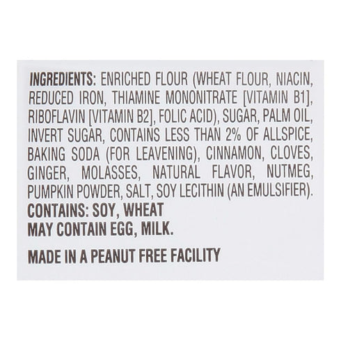 14oz STAUFFERS Pumpkin Spice SNAPS Cookies - Bag - Pumpkin Spice Flavored Cookies with No High Fructose Corn Syrup
