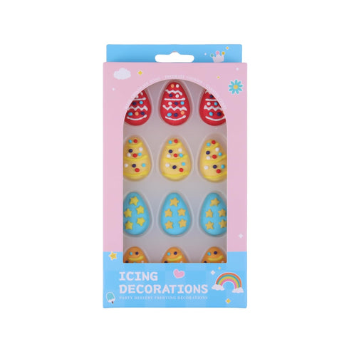 Gevog Easter Eggs for Baking Edible Sugar Sprinkles for Ice Cream,Cakes, Dessert.Cookies