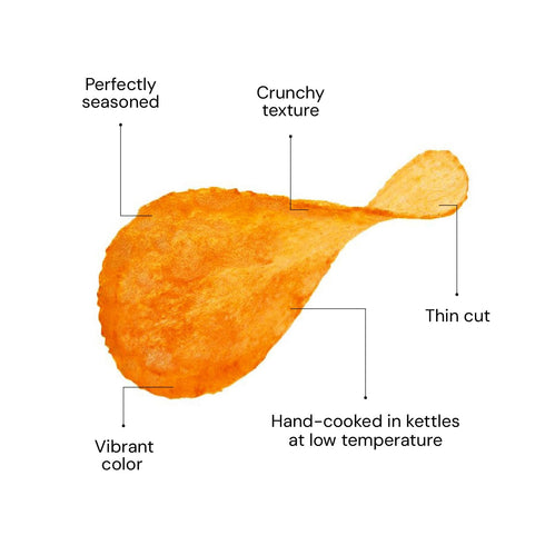 1.76 oz. (Pack 6) TORRES Selecta Gourmet Potato Chips - Snack Size Small Batch Artisan Kettle Chips - De La Vera Hot