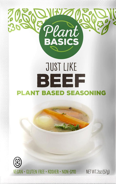 Plant Basics Plant Based Seasoning, Just Like Beef, 2 oz - Vegan, Gluten Free, Kosher