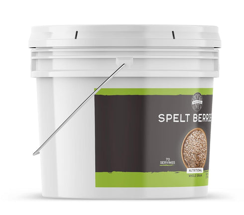 1 Birch & Meadow Gallon of Spelt Berries, Dehulled, Non-GMO, Non-Irradiated