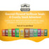 Bricktown Goods 3 Pack 24 oz Salt and Balsamic Vinegar Flavored Sunflower Seeds - - Boldly Seasoned and Roasted
