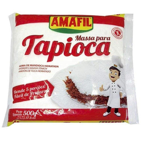 Amafil Flour Massa Para Tapioca, 1.1 Pound, Pack of 3
