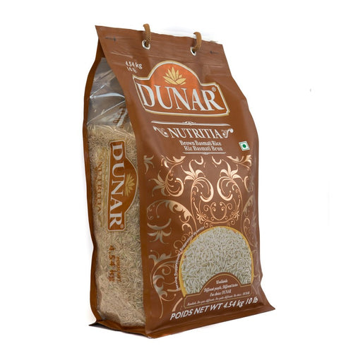 10 Lbs Dunar - Brown Premium Basmati Rice (Nutritia)