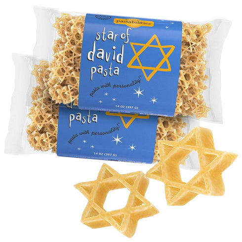 Pastabilities Fun Shaped Pasta for Kids - Star of David Shaped -