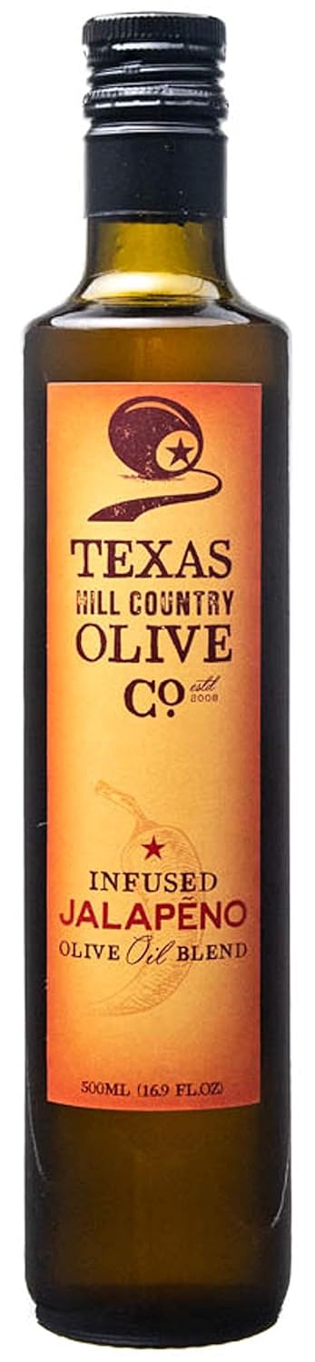 Texas Hill Country Olive Co Jalapeno Infused Olive Oil - Cold Pressed