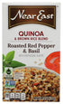 Near East Roasted Pepper and Basil Quinoa Blend, 4.9 ounces, (Pack of