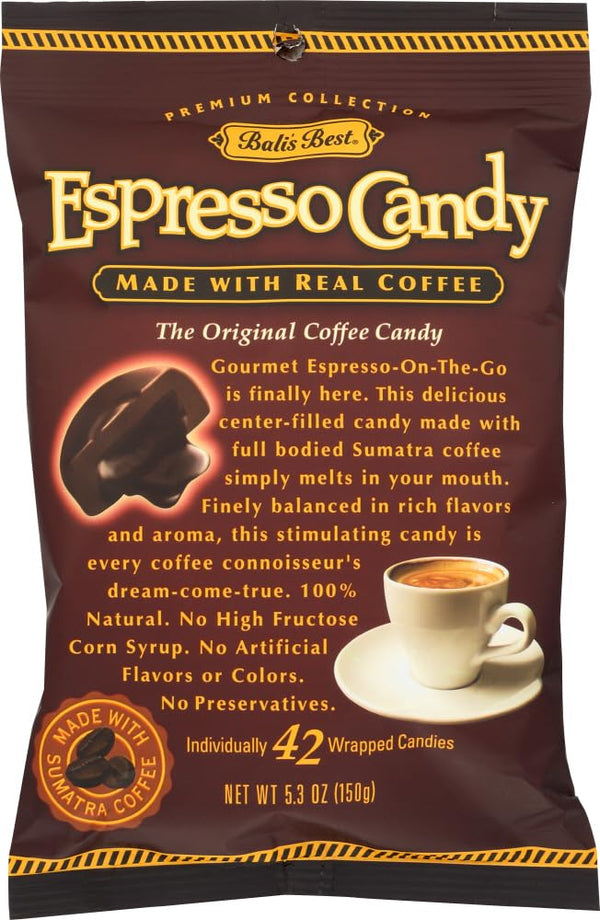 Balis Best Espresso Coffee Candy - 5.3oz (2 Pack)