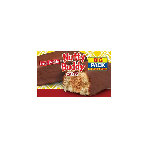 Pack, 12.68 Oz Little Debbie Nutty Buddy Cake Big Box