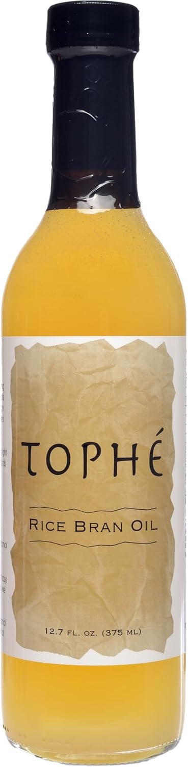 Toph RICE BRAN OIL | All Natural, Made from 100% Non-GMO Rice |