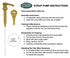 By The Cup Gold Coffee Syrup Pump for 750 ml Bottles, Pack of 2, Fits Upouria, Torani, DaVinci, and Monin (1L Plastic