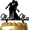 Funny Game Console Wedding Cake Topper, Video Game Gamer Couple Cake Topper for Wedding & Party Decorations