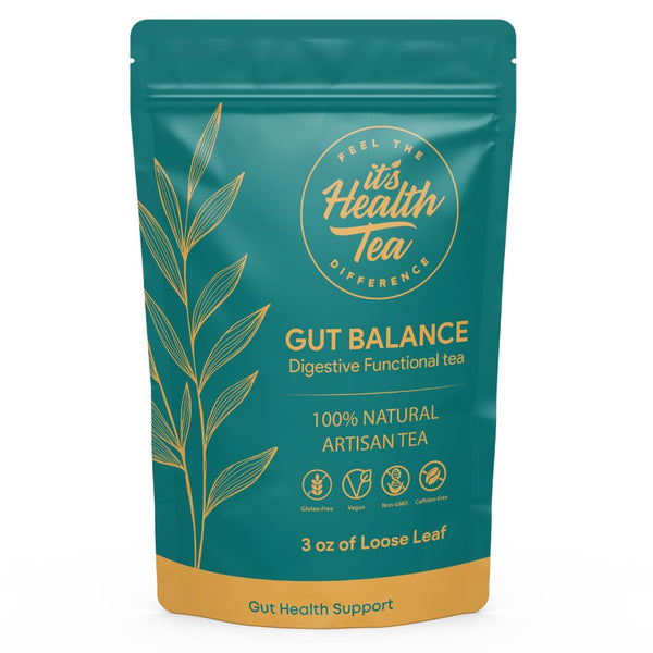 Gut Balance Herbal Tea Supports Overall Gut Microbiome Health & Occasional Bloating
