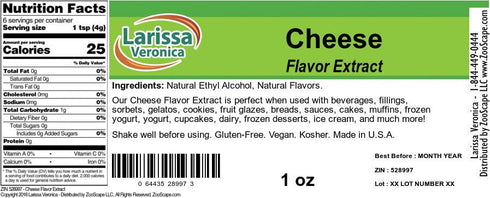 Larissa Veronica (1 oz, 528997) 2 Pack Cheese Flavor Extract ZIN: