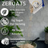 Zeroats 12 Pack) Organic Oatmeal - Zero Sugar, Vegan Oats, Sweetened With Monk Fruit (Variety