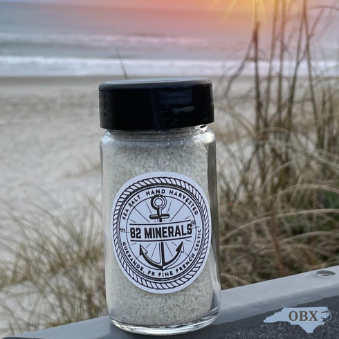 82 4oz Minerals French Grey Sea Salt | Premium Hand-Harvested Sel Gris | Fine Mineral & Electrolyte Finishing Salt