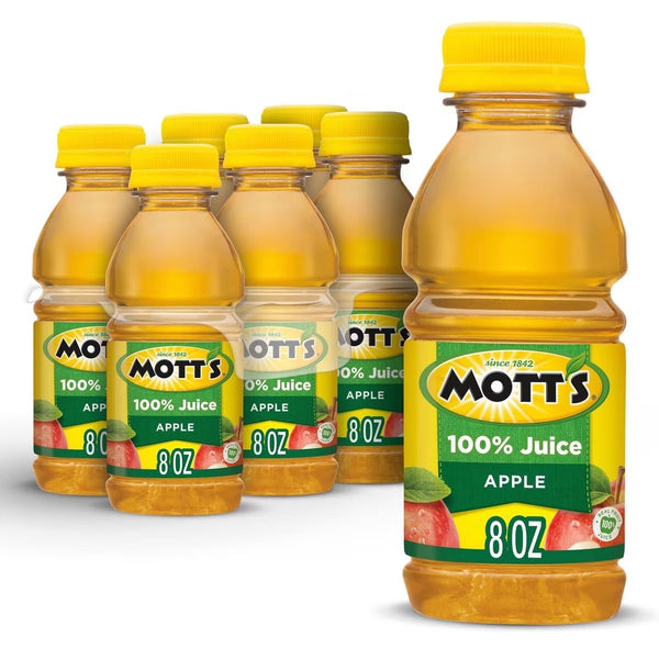 KD Chocolates Motts 100% Original Apple Juice - 6pk/8 fl oz Bottles
