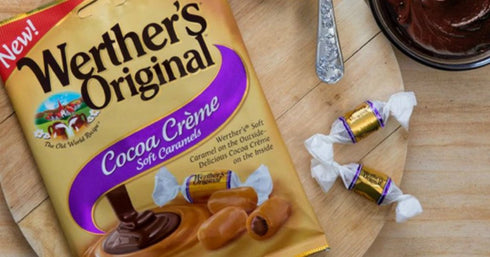 Werther's Original 2.22 Oz (Pack 6) New Cocoa Creme Soft Caramels