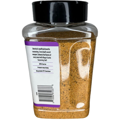 18 (Pack 1) Riega Organic Garlic Seasoning Salt, Himalayan Pink Salt Perfect for Every Meal Ounce