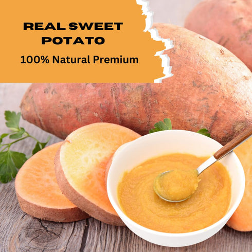 500g (17.6oz) Sweet Potato Paste for Sweet Potato Latte- Made with Real Sweet Potato for Authentic Flavor, Ready-to-Use