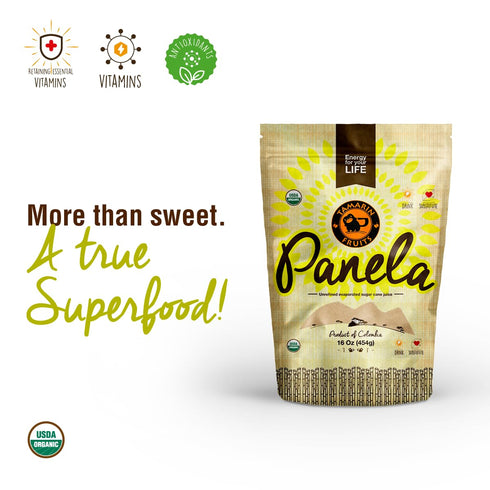 Tamarin Fruits 1 (1 Panela - Unrefined Evaporated Sugar Cane, pound pound)