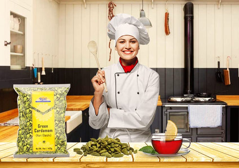 14oz (400g) Rani Green Cardamom Pods Spice (Hari Elachi) ~ All Natural | Vegan | Gluten Friendly | NON-GMO | Kosher |