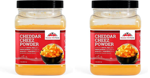 Hoosier Hill Farm Cheddar Cheez Powder, 1LB (Pack of 2)