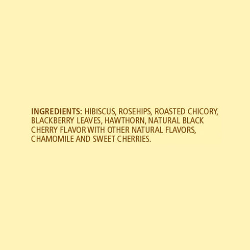 Celestial Seasonings Black Cherry Berry Herbal Tea, 20 Count Box