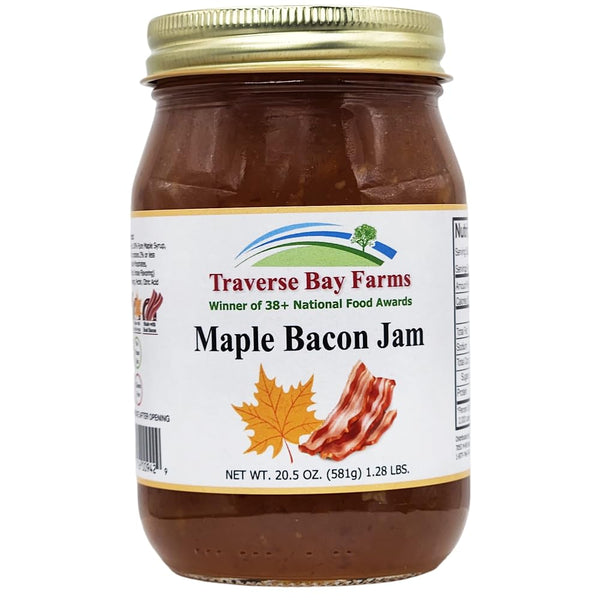 Traverse Bay Farms Fruit Jams and Butters (Maple Bacon, 1 Jar)