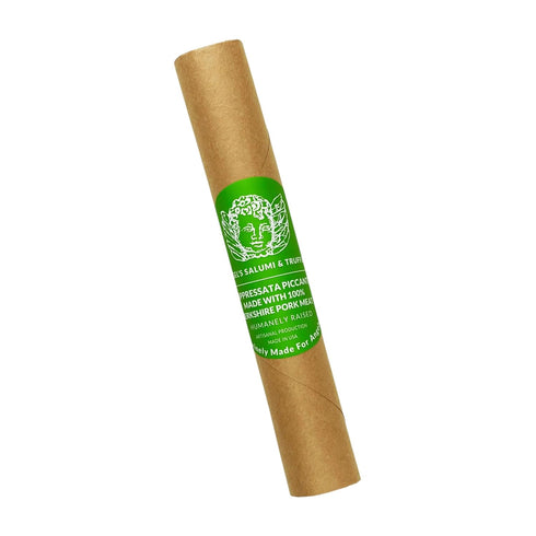 Angel's Salumi Soppressata Piccante 5.5oz Gourmet Artisanal Charcuterie Humanely Raised, Vegetarian Fed,
