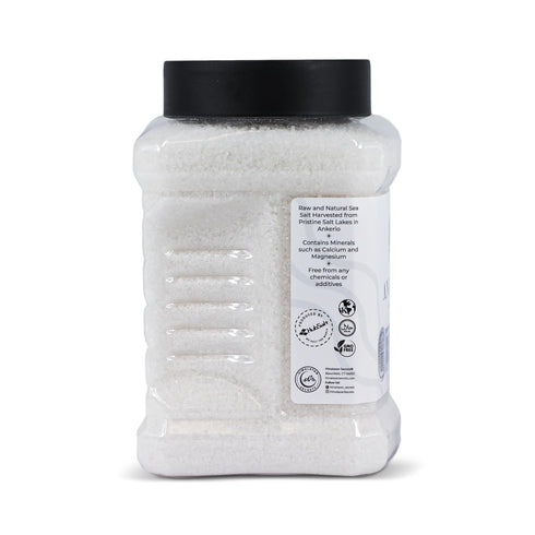 ANKERIO SEA SALT 5 LB - Jar, For Home Use or Food Service, Comfortable Grip Handle, Premium Pure and Natural, Kosher