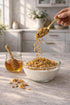 gutBFF 5g 9 oz Low Sugar Granola Gluten Free Healthy Granola with Lions Mane Mushroom & Baobab Superfruit for Gut