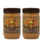 Saratoga Peanut Butter Company 2 JARS Plain Jane Creamy Peanut Butter, All Natural, 16 Ounce Jar,