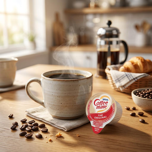 Nestle Pack 120 Count 6 Nestl Coffee mate Liquid Creamer Singles Variety Single Serve Cups Assorted Flavors Coffee