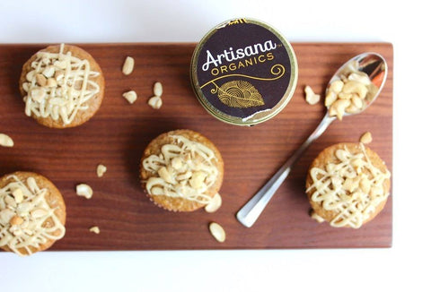 1.06oz (10 Pack) Artisana Organics Raw Cashew Butter Snack Pouches - No Sugar Added, Vegan and Paleo Friendly, Non GMO